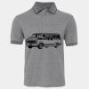 JB's  BIRDS EYE POLO   CHARCOAL - S Thumbnail