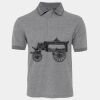 JB's  BIRDS EYE POLO   CHARCOAL - S Thumbnail
