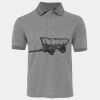 JB's  BIRDS EYE POLO   CHARCOAL - S Thumbnail