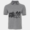 JB's  BIRDS EYE POLO   CHARCOAL - S Thumbnail