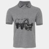 JB's  BIRDS EYE POLO   CHARCOAL - S Thumbnail