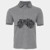 JB's  BIRDS EYE POLO   CHARCOAL - S Thumbnail