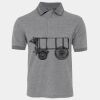 JB's  BIRDS EYE POLO   CHARCOAL - S Thumbnail