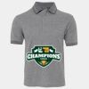 JB's  BIRDS EYE POLO   CHARCOAL - S Thumbnail