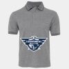JB's  BIRDS EYE POLO   CHARCOAL - S Thumbnail
