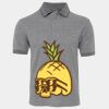 JB's  BIRDS EYE POLO   CHARCOAL - S Thumbnail