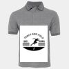 JB's  BIRDS EYE POLO   CHARCOAL - S Thumbnail