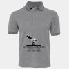 JB's  BIRDS EYE POLO   CHARCOAL - S Thumbnail