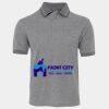 JB's  BIRDS EYE POLO   CHARCOAL - S Thumbnail