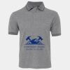 JB's  BIRDS EYE POLO   CHARCOAL - S Thumbnail