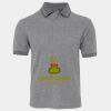 JB's  BIRDS EYE POLO   CHARCOAL - S Thumbnail
