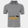 JB's  BIRDS EYE POLO   CHARCOAL - S Thumbnail