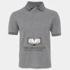 JB's  BIRDS EYE POLO   CHARCOAL - S Thumbnail