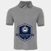 JB's  BIRDS EYE POLO   CHARCOAL - S Thumbnail