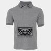 JB's  BIRDS EYE POLO   CHARCOAL - S Thumbnail