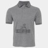 JB's  BIRDS EYE POLO   CHARCOAL - S Thumbnail