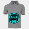 JB's  BIRDS EYE POLO   CHARCOAL - S Thumbnail