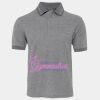 JB's  BIRDS EYE POLO   CHARCOAL - S Thumbnail