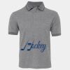 JB's  BIRDS EYE POLO   CHARCOAL - S Thumbnail