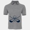 JB's  BIRDS EYE POLO   CHARCOAL - S Thumbnail
