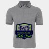 JB's  BIRDS EYE POLO   CHARCOAL - S Thumbnail