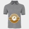JB's  BIRDS EYE POLO   CHARCOAL - S Thumbnail