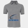 JB's  BIRDS EYE POLO   CHARCOAL - S Thumbnail