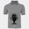 JB's  BIRDS EYE POLO   CHARCOAL - S Thumbnail