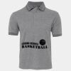 JB's  BIRDS EYE POLO   CHARCOAL - S Thumbnail