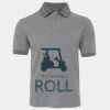 JB's  BIRDS EYE POLO   CHARCOAL - S Thumbnail