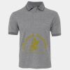 JB's  BIRDS EYE POLO   CHARCOAL - S Thumbnail