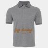 JB's  BIRDS EYE POLO   CHARCOAL - S Thumbnail