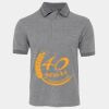 JB's  BIRDS EYE POLO   CHARCOAL - S Thumbnail