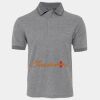 JB's  BIRDS EYE POLO   CHARCOAL - S Thumbnail