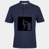 C OF C  JERSEY POLO   CHARCOAL Thumbnail
