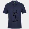 C OF C  JERSEY POLO   CHARCOAL Thumbnail