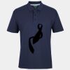 C OF C  JERSEY POLO   CHARCOAL Thumbnail