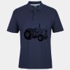 C OF C  JERSEY POLO   CHARCOAL Thumbnail