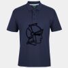 C OF C  JERSEY POLO   CHARCOAL Thumbnail
