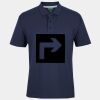 C OF C  JERSEY POLO   CHARCOAL Thumbnail