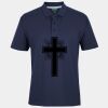 C OF C  JERSEY POLO   CHARCOAL Thumbnail