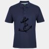 C OF C  JERSEY POLO   CHARCOAL Thumbnail