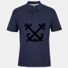 C OF C  JERSEY POLO   CHARCOAL Thumbnail