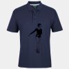 C OF C  JERSEY POLO   CHARCOAL Thumbnail