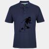 C OF C  JERSEY POLO   CHARCOAL Thumbnail