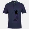 C OF C  JERSEY POLO   CHARCOAL Thumbnail
