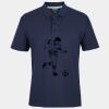 C OF C  JERSEY POLO   CHARCOAL Thumbnail