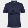 C OF C  JERSEY POLO   CHARCOAL Thumbnail