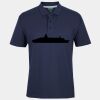C OF C  JERSEY POLO   CHARCOAL Thumbnail