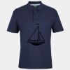 C OF C  JERSEY POLO   CHARCOAL Thumbnail